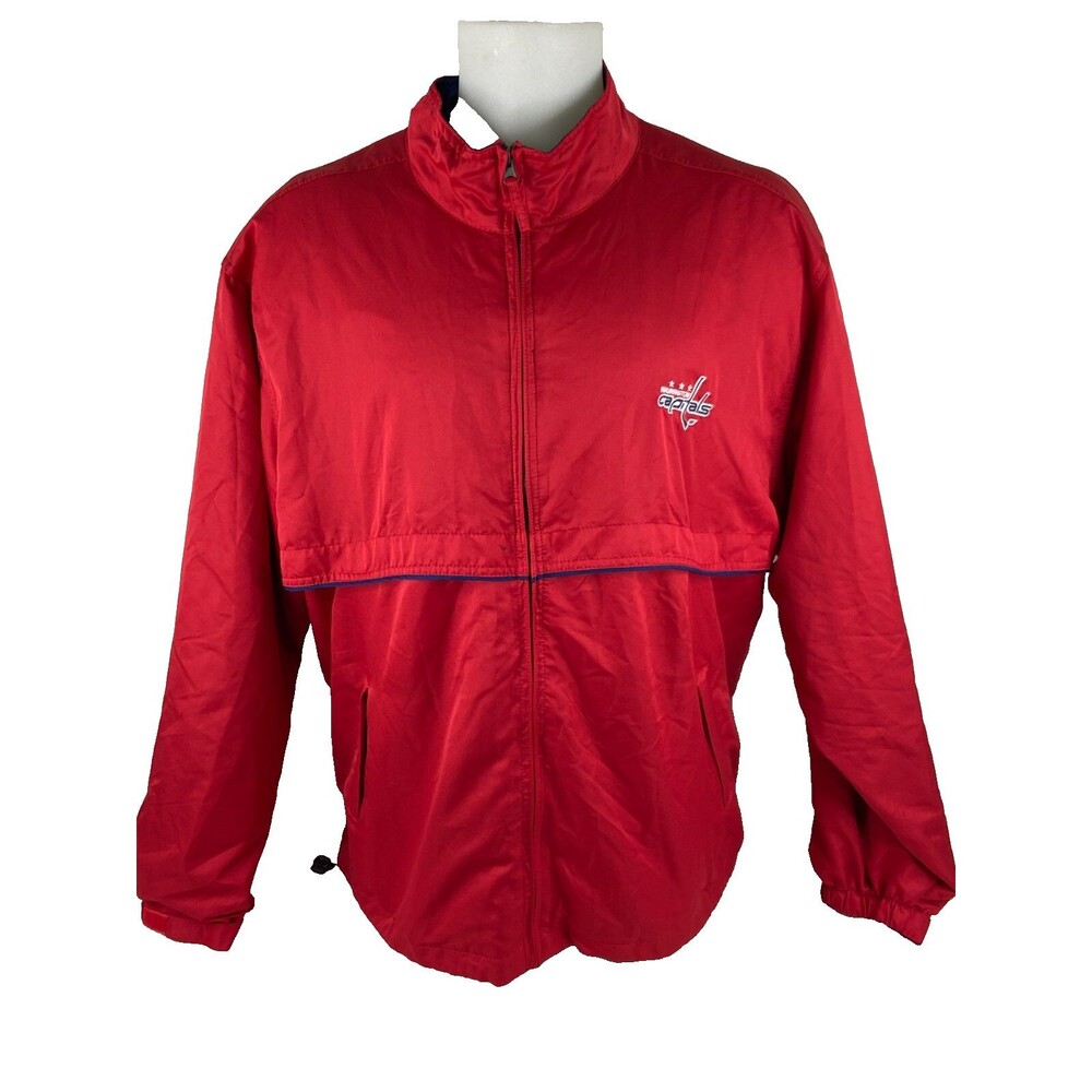 Washington Capitals Men XXL Red Full Zip Jacket NHL Hockey